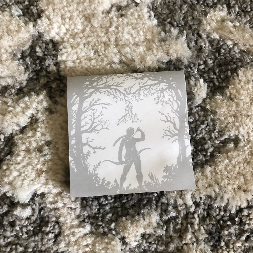 Katniss Everdeen HUNGER GAMES sticky note pad